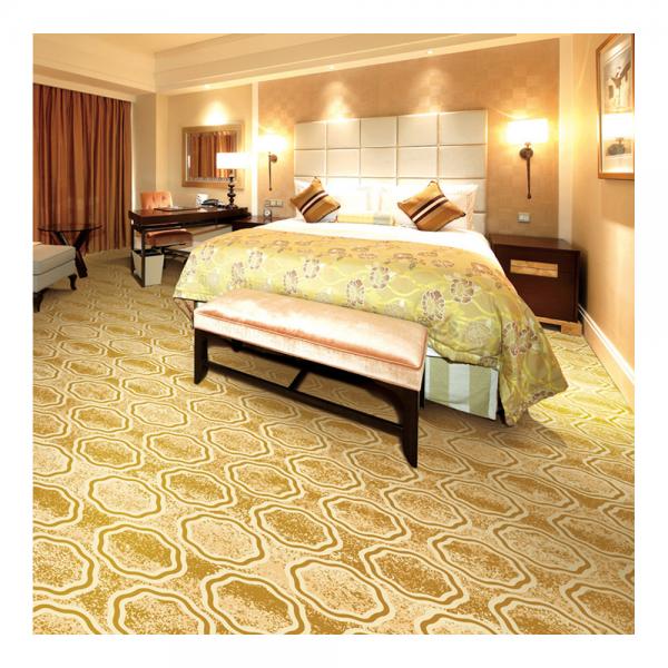 Quality Wall To Wall 100% Polyester Printed Carpet For Hotel Inn Room for sale