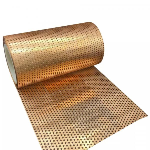 Quality Customized Brass Copper Perforated Metal Sheet for sale
