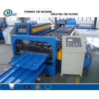 china High Efficient Metal Roofing Roll Forming Machine , Colors Galzed Metal Sheet