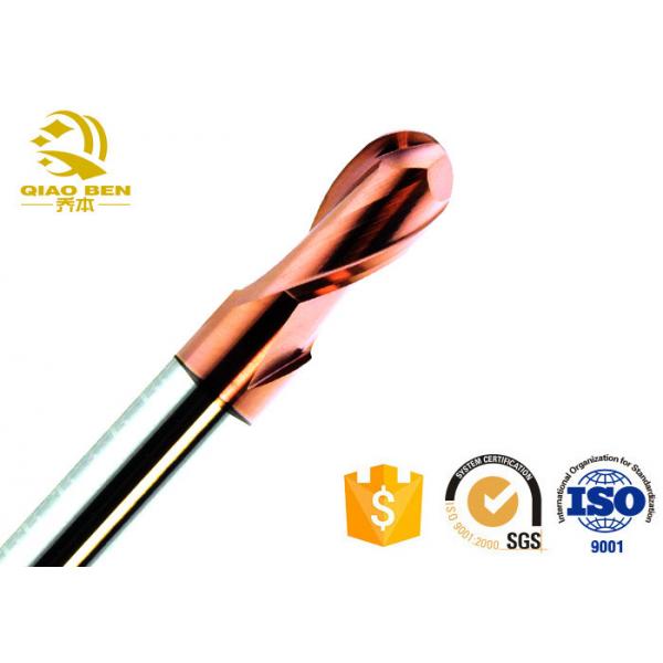 Quality Two Edge Carbide Ball End Mill High Speed Aluminum Cutting End Mills for sale