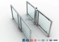 China Visitor Entry Access Control Turnstiles , Handicap Pedestrain Luxury Security Swing Gate factory
