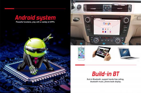 Customized 7 Inch Android Car Stereo With RGB Button Light Wireless Carplay
