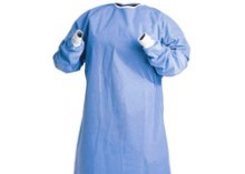 Quality Doctor Patient Disposable Protective Gowns Non Woven Reinforced Eco Friendly for sale