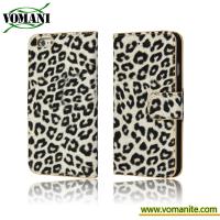 China New Mobile Phone Leather Smart Cover Case For iPhone 6 Leopard Print Case factory