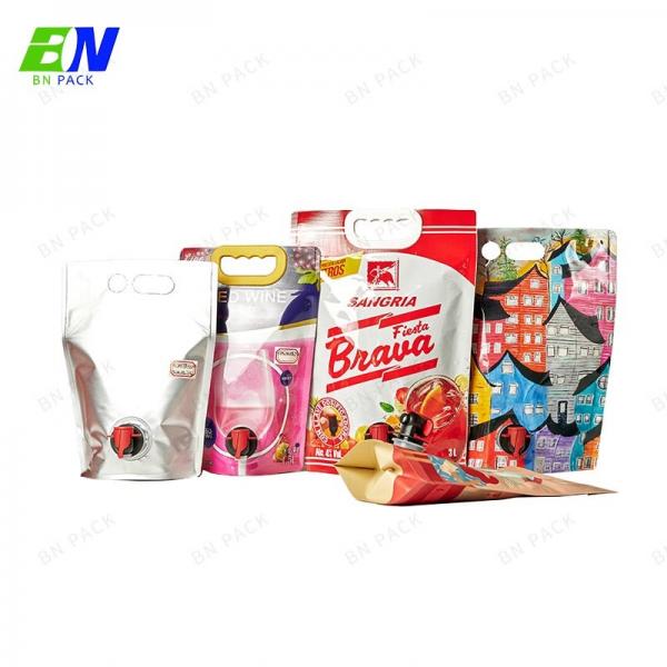 Quality 20L Bag In Box Aseptic Bags Filling For Red Wine Coffee Tea Drinks Packaging for sale