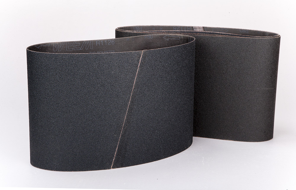 China 80 Grit Floor Sanding Abrasives / Silicon Carbide Sanding Belts for sale