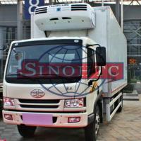 China 8 - 12 Tons Refrigerated Box Truck , 6 Wheels 4x2 Drive Freezer Box Truck factory