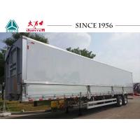 China 12 Meter 30 Tons Aluminum Alloy Skeletal Container Trailer 2 Axle With Light Weight factory