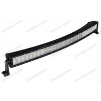 China Cambered Black / White LED Light Bar Bar Arch Bent With Alu Firm Bracket factory