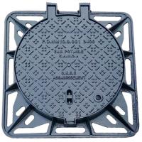 Quality Heavy Duty Ductile Iron Manhole Cover And Frame 54kg Anti Slip EN124 for sale