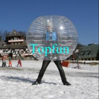 China Zorbing Inflatable Body Bumper Ball , Diam1.5M Adult Bubble Zorb Ball factory