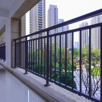 China Indoor Balcony Safety Iron Stair Handrail Zinc Stainless Tubular Railings factory
