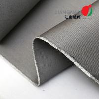 Quality 8H Satin 0.8mm Fire Retardant Fabric PU 2 Sides Fire Resistant Curtains for sale
