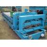 China Two Waves Steel Double Deck Roll Forming Machine With Steel Plate Structure factory