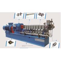 Quality 28 - 80mm Dia Counter Rotating Twin Screw Extruder Machine 45 - 750KW Motor Power for sale
