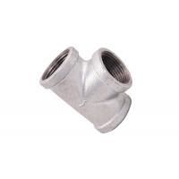 China Durable Malleable Iron Pipe Fittings Galvanised Water Pipe Sanitary Tee Fitting factory