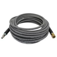 China 3/8 X 50' 4000 Psi Pressure Washer Hose with Quick Connects in Grey and Black Colors factory