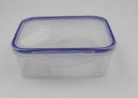 China Dishwasher Safe Air Tight clear Plastic Lunch Boxes / Lunch Containers With Dividers factory