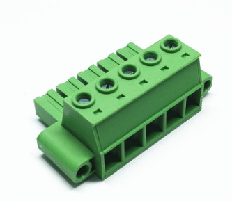 Quality RD2EDGSKM 7.62mm pitch  with flange 400V 32A pcb pluggable terminal block for sale