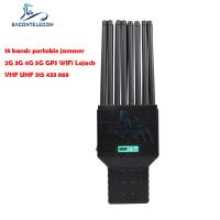 China ABS 18w Portable 5G Mobile Phone Signal Jammer Full Bands 20m Range factory