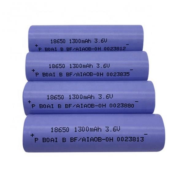 Quality 18650 Ternary Lithium Ion Battery Weight 40g Diameter 18.4mm Height 65.15mm for sale
