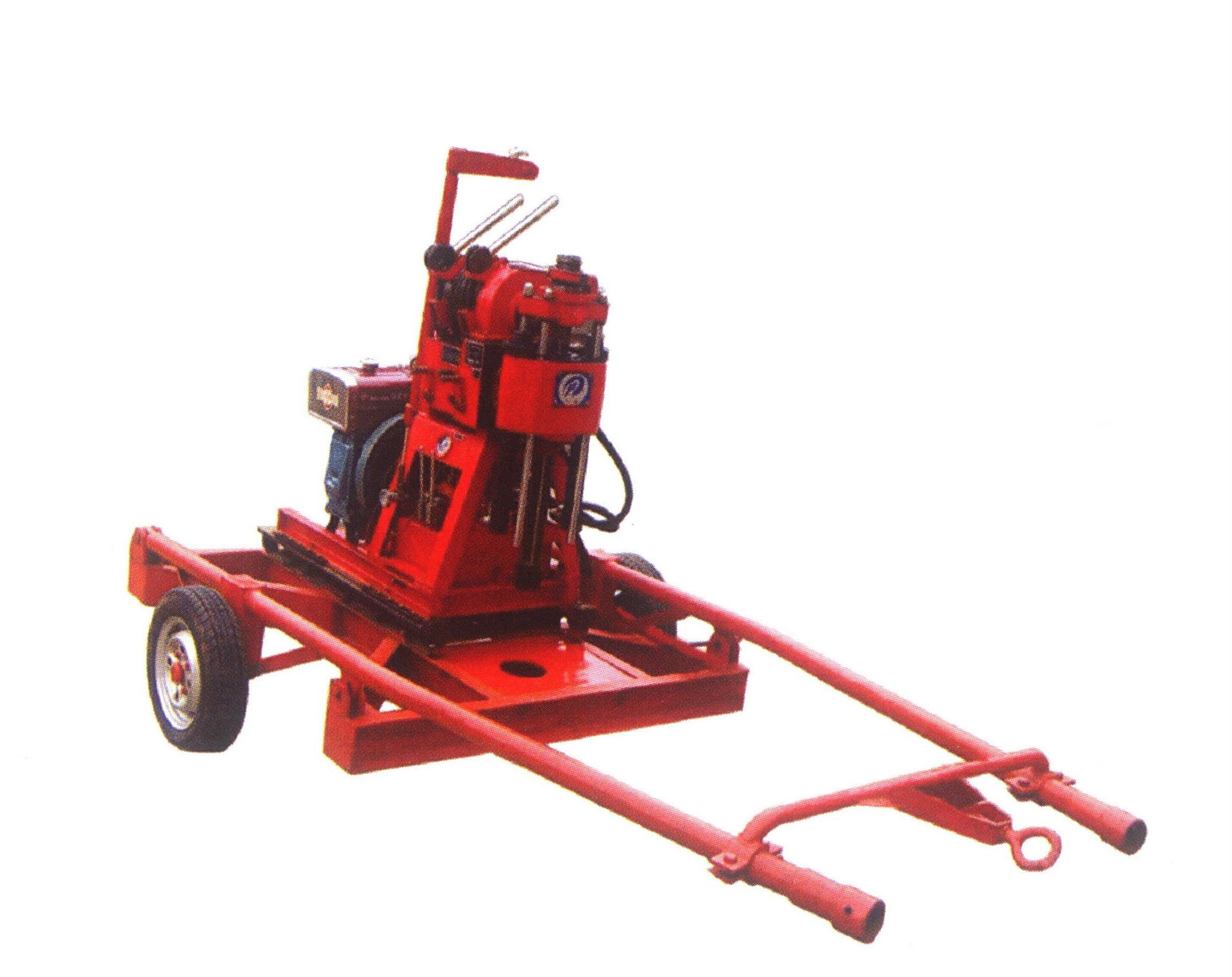 China Portable Trailer Mounted Water Well Drilling Rig ( XY-100) factory