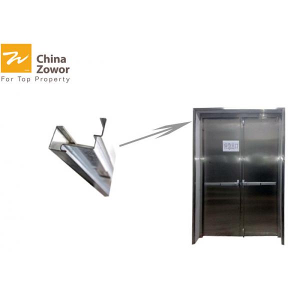 Quality 72''x 84'' Double Swing RHA Gal. Steel Fire Safety Door/ BS Certified/ 2 Hours Fire Rating for sale