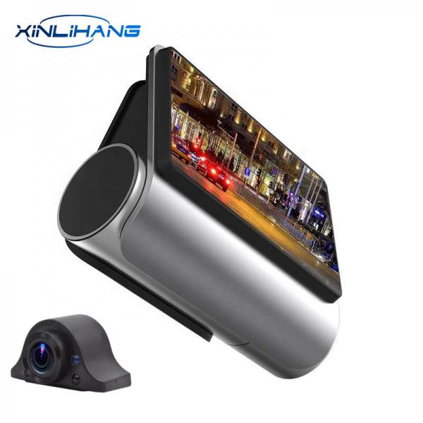 Quality Touchscreen ​Auto Blackbox DVR Dash Cam 24 Hour Recording Dual Lens Rearview Mirror for sale