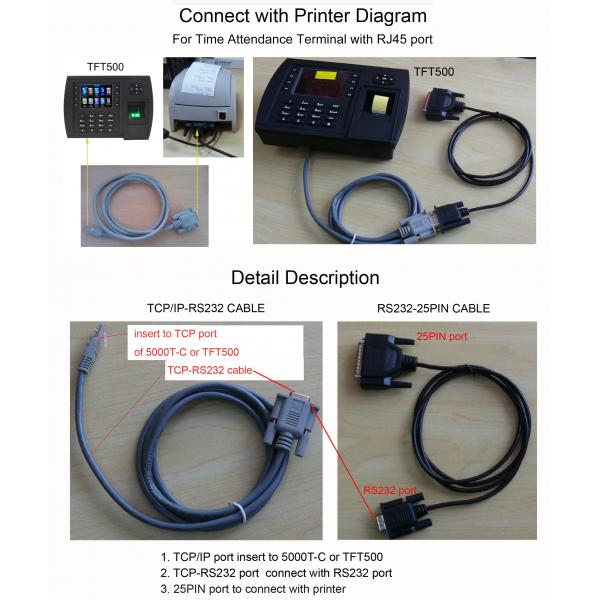 Quality Cloud Software Fingerprint Biometric Time Attendance System with TCP/IP and USB for sale
