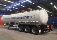 China 3 Axles 25 Tons LPG Gas Tanker Truck 49600L Liquefied Petroleum Gas Tank Trailer factory