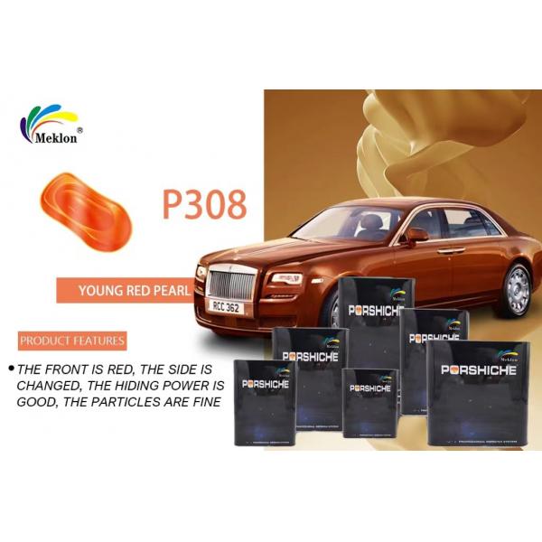 Quality Practical Waterproof Pearl Auto Paint , Anti Scratch Metallic Paint Repair for sale