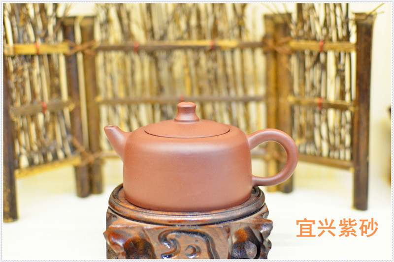 China Lantern Shape Purple Clay Teapot Set , Chinese Yixing Teapot Eco - Friendly factory