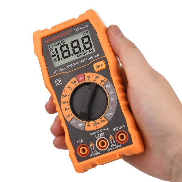 Quality 20mA 200mV Commercial Electric Digital Multimeter for sale