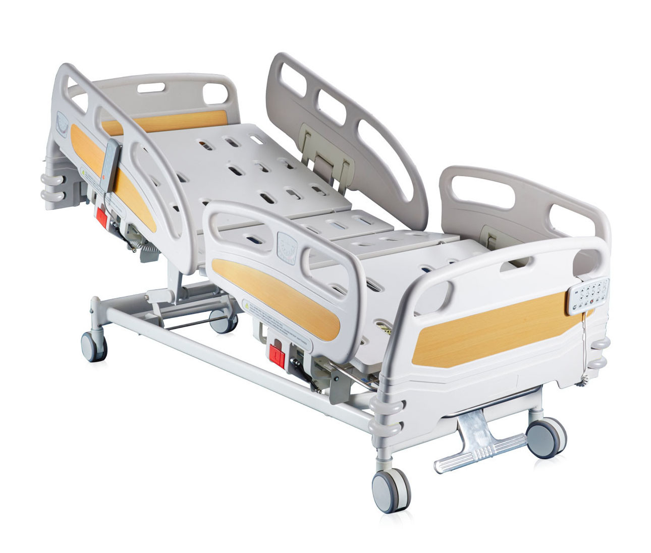 China Clinical Metal ABS Adjustable Electric ICU Hospital Bed factory