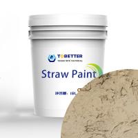 China Natural Straw Colour Paint Ecological External factory