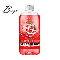 China Strawberry Vitamins Whitening Shower Gel Nourishing Body Wash Non Drying factory