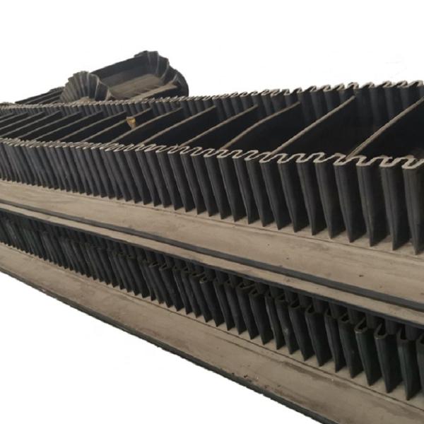 Quality Fertilizer Sand EP250 EP300 Inclined Conveyor Belts for sale