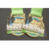 China Round Shape Bespoke Marathon Medal / Custom Soft Enamel Running Medals factory