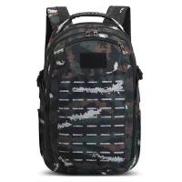 Quality Anti Theft Rechargeable USB Military Hiking Backpack 60L Camouflage for sale