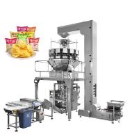 China Popcorn Potato Chips Nuts Packing Machine With Nitrogen for sale
