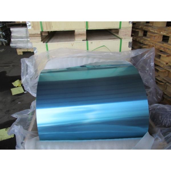 Quality Blue / Golden Epoxy Coated Aluminum Foil 0.18MM Width In Heat Exchanger for sale