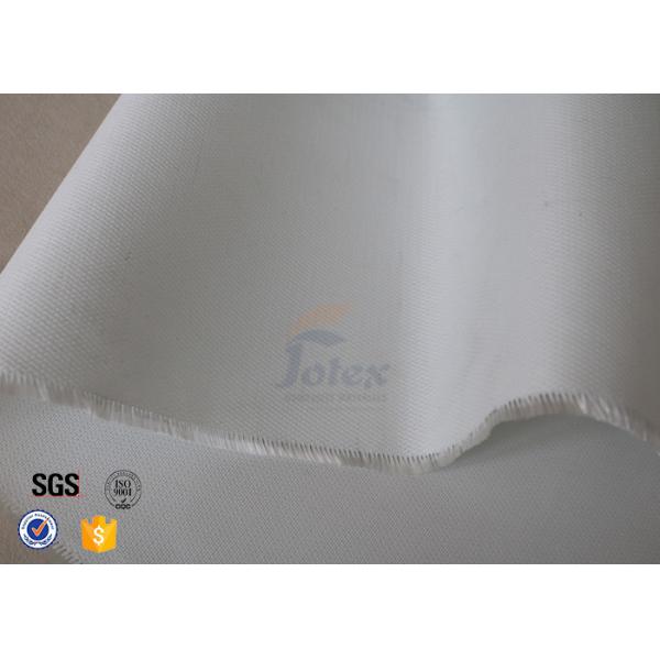 Quality 14oz 0.45mm White Silicone Coated Fiberglass Fabric Emergency Fire Blanket for sale