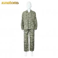 China BDU American Tiger Camoulfage Plaid Fabric Army Combat Uniform factory