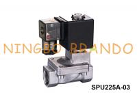 China Shako Type Stainless Steel Solenoid Valve 3/8'' SPU225A-03 1/2&quot; SPU225A-04 24VDC factory