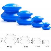 China 4 Pcs Different  Silicone Cupping Therapy Sets, Professionally Massager Cupping For Muscle , Joint Pain, Cellulite factory