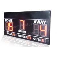 Quality Electronic 7 Segments LED Baseball Scoreboard Front Face UV Protection for sale