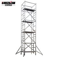 China Easy Install Mobile Aluminium Mobile Scaffolding Tower 3D Model factory