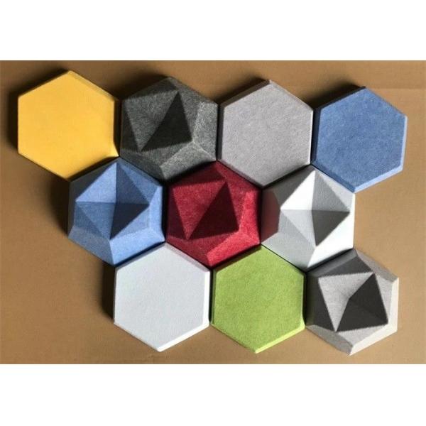 Quality Polyester Noisestop Movie Theater Acoustic Panels geometric design for sale