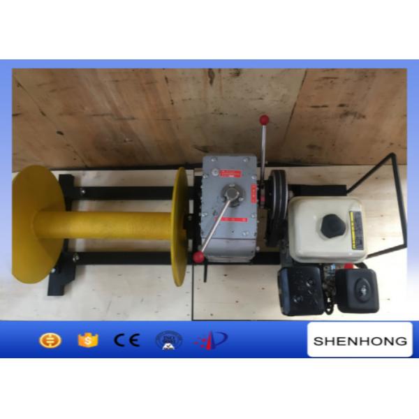 Quality 3 Ton Gasoline Engine Cable Pulling Winch For Pulling And Hoisting Wire Rope for sale