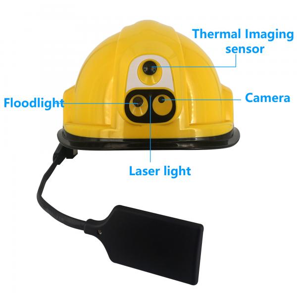 Quality 4G Smart Temperature Measuring Helmet Camera Android 7.1Bluetooth4.0 GPS Led Light for sale